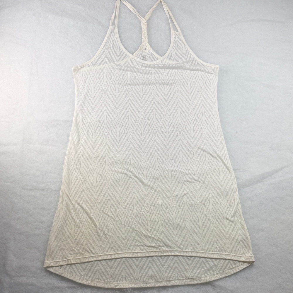Balance Collection Cream Textured Racerback Tank